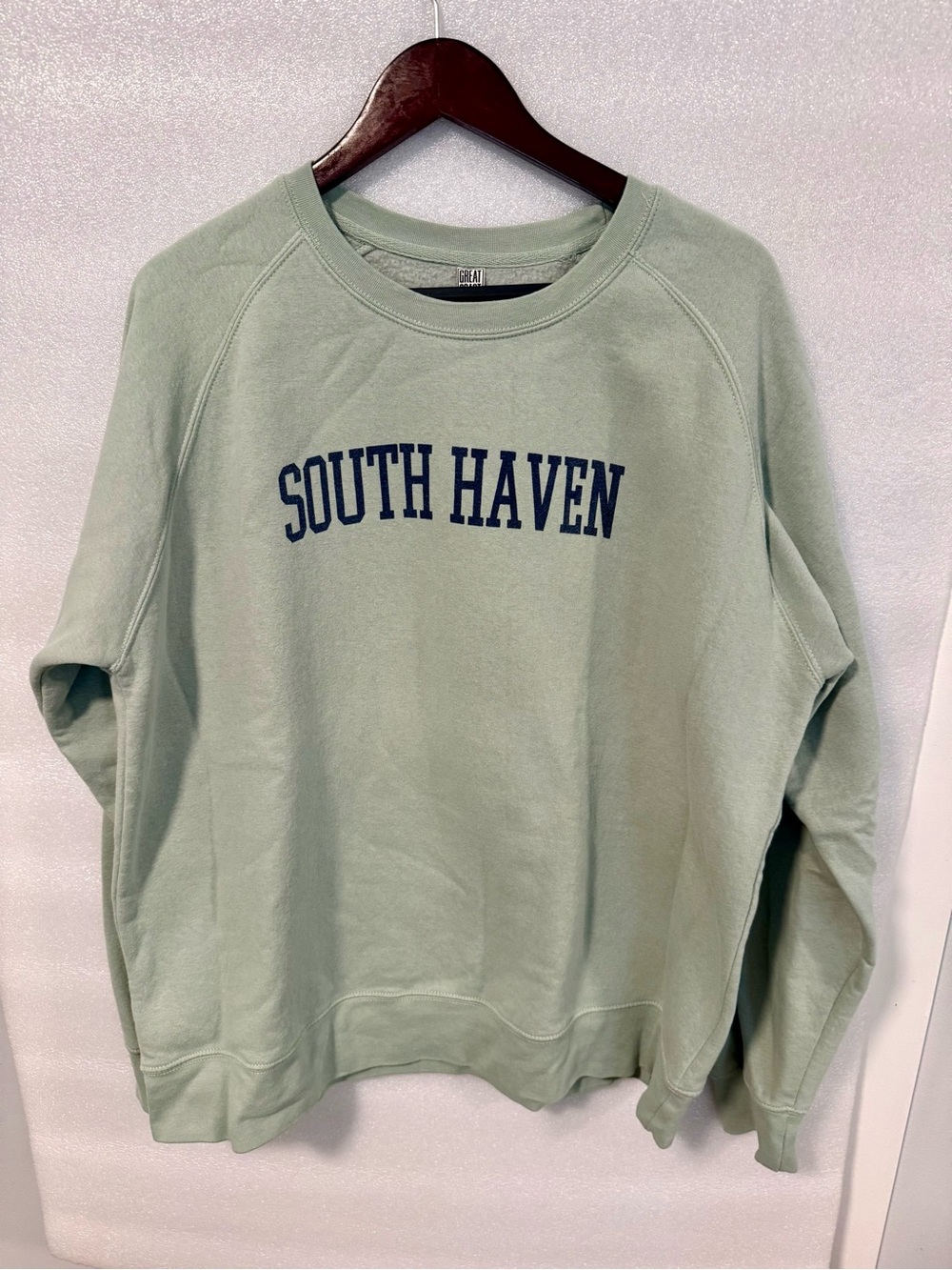 Men's South Haven Crewneck Sweatshirt in Light Sage